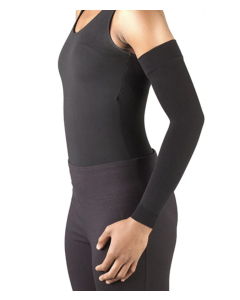 AW Lymphedema Armsleeve w/Soft Top - Black 20-30 mmHg