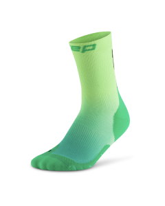 CEP Core Run Gradient Mid Cut Compression Socks 5.0G RN/LIM