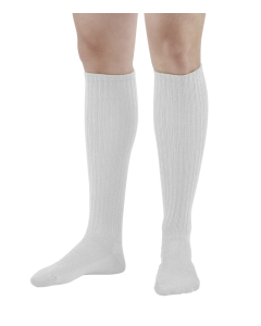 Ames Walker E-Z Walker Plus Diabetic Socks for Sensitive Feet White