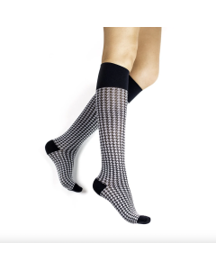 RejuvaHealth Houndstooth Compression Socks Women