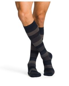 Sigvaris Midtown Microfiber for Men Dark Navy Stripe