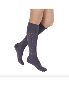 Rejuva Spot Knee High Compression Socks Gray