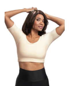 Wear Ease Compression Crop Top Nude