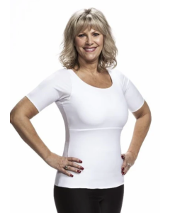 Wear Ease Compression T Shirt White