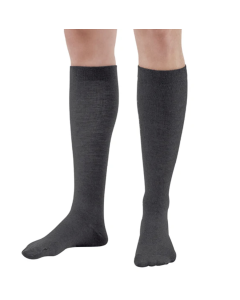 Ames Walker Men's Wool Knee High Socks Charcoal