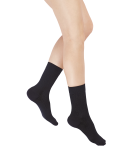 Rejuva Freedom Crew Compression Socks Black