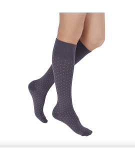 Rejuva Spot Knee High Compression Socks Gray