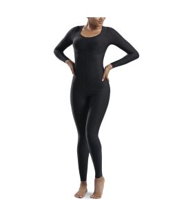 Marena Long Sleeve Compression Bodysuit- Front